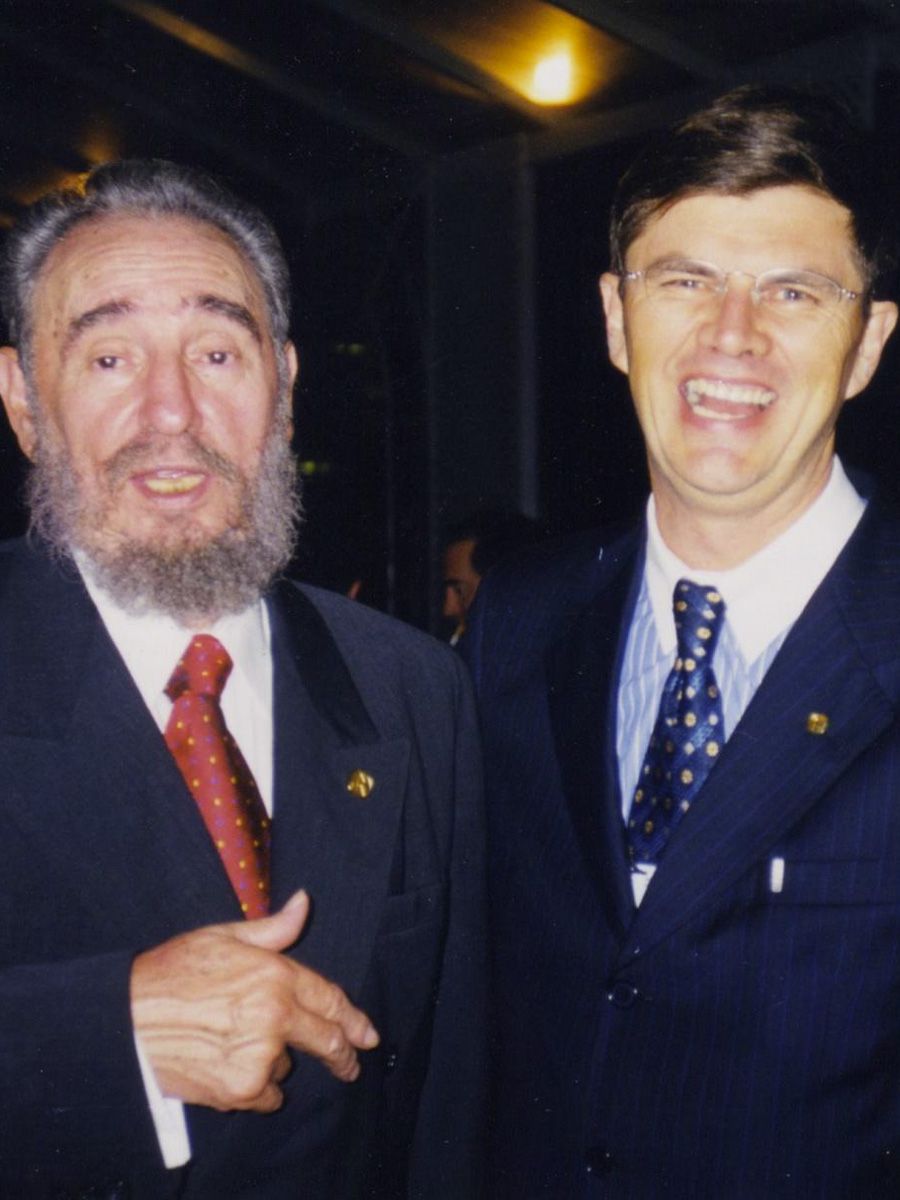 Dep Júlio com ex-presidente de Cuba, Fidel Castro