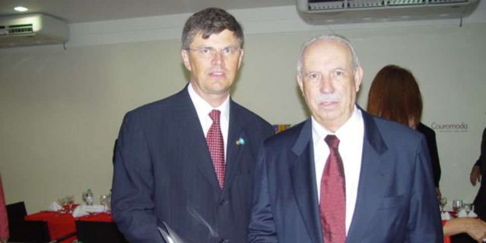 Dep Júlio com o vice-presidente José Alencar